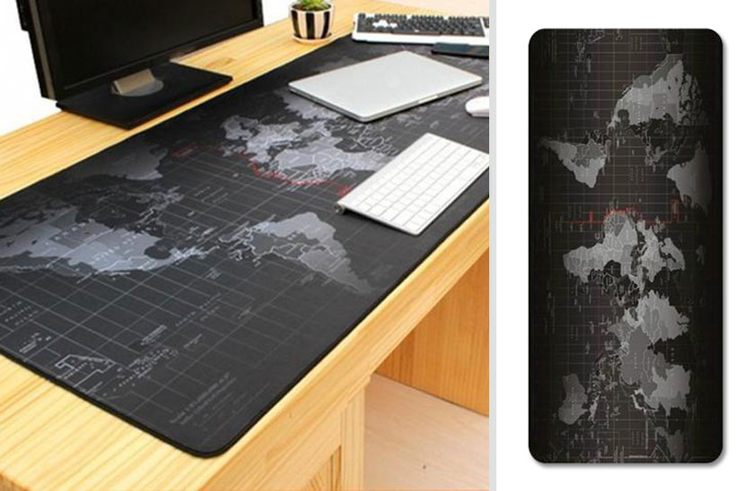 Vše pro děti  Podložka na stůl pod myš – mapa světa 90 x 40 cm